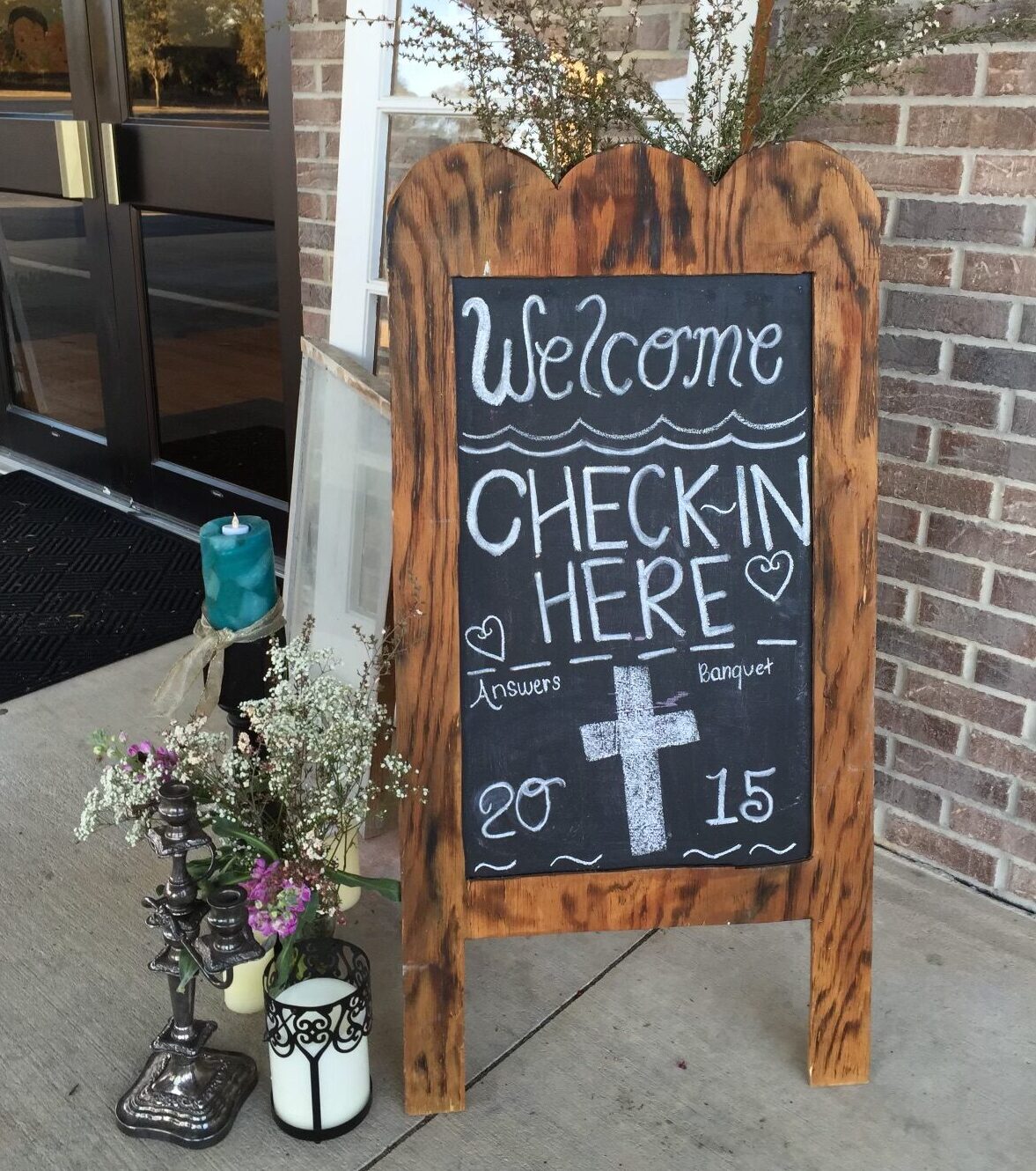 A-Frame Chalkboard Sign